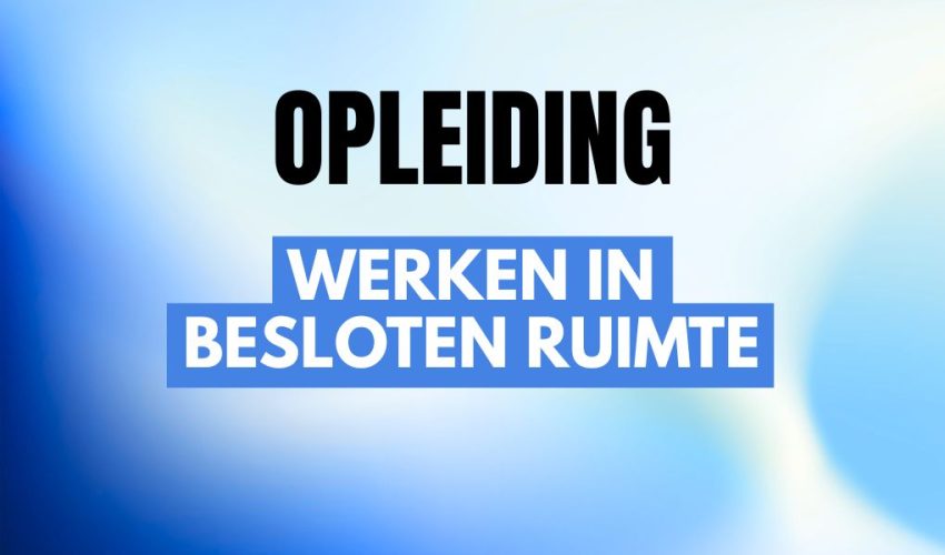 besloten ruimte-werken in besloten ruimte