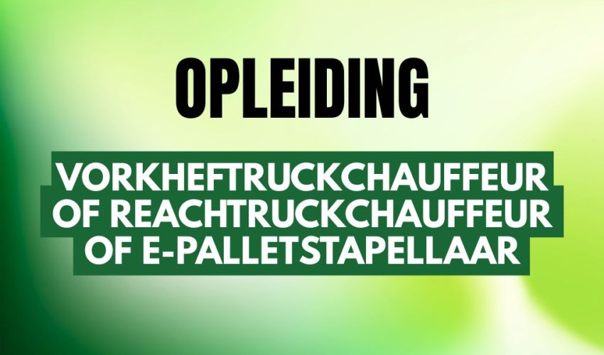 lastenverplaatsen-vorkheftruckchauffeur of reachtruckchauffeur of e-palletstapellaar