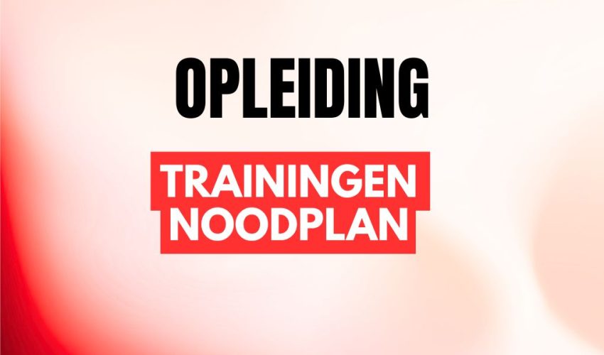 opleiding-trainingen noodplan