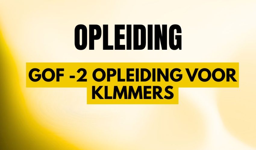 werken op hoogte - gof -2 opleiding voor klmmers